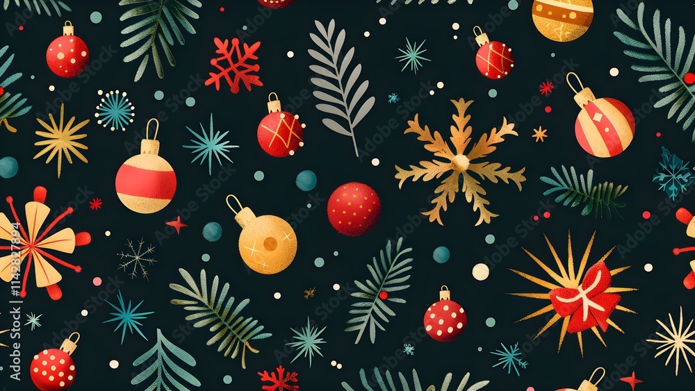 christmas background with christmas tree seamless christmas background with christmas tree seamless
