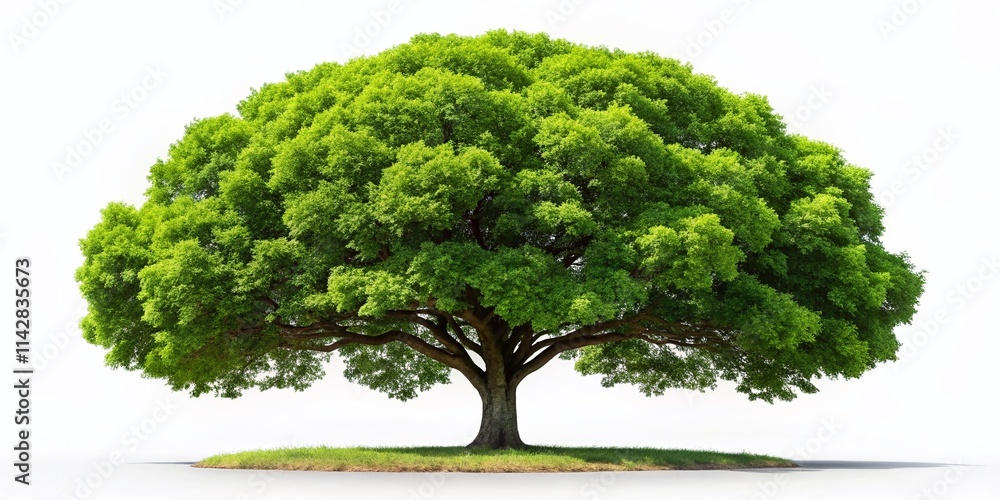 Panoramic White Background Tree Photography: Majestic Single Tree, Isolated, Nature, Landscape, Minimalist, Clean, Studio, Backdrop, High Resolution, Digital Art Panoramic White Background Tree Photography: Majestic Single Tree, Isolated, Nature, Landscape, Minimalist, Clean, Studio, Backdrop, High Resolution, Digital Art