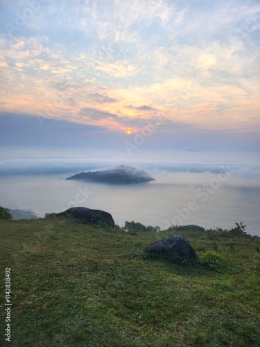 Nuvens do amanhecer