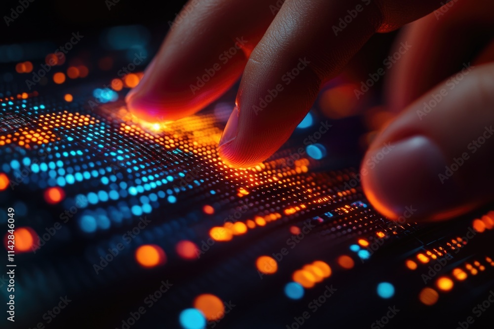 Close-up of a person typing away on a computer keyboard, great for stock footage or illustrations Close-up of a person typing away on a computer keyboard, great for stock footage or illustrations