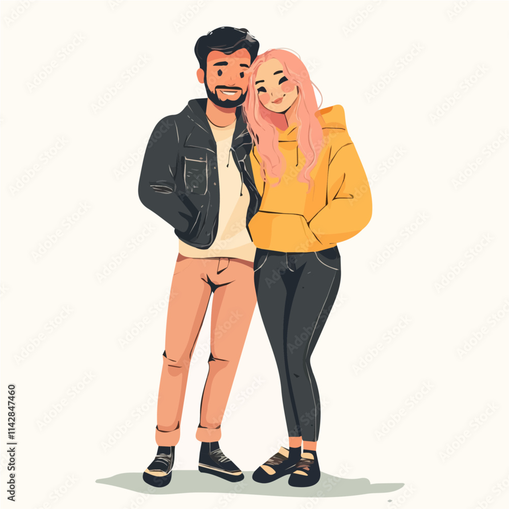 Cute Couple with Barbiecore Style – Trendy Vector Illustration for Fashion & Pop Culture Designs
Cute Couple with Barbiecore Style – Trendy Vector Illustration for Fashion & Pop Culture Designs