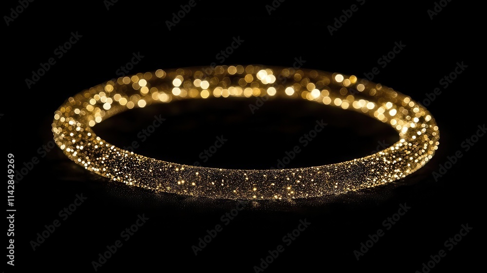 gold glitter circling light sparkles against a black background, creating a magical and festive atmosphere, perfect for celebrating special moments and evoking joy gold glitter circling light sparkles against a black background, creating a magical and festive atmosphere, perfect for celebrating special moments and evoking joy
