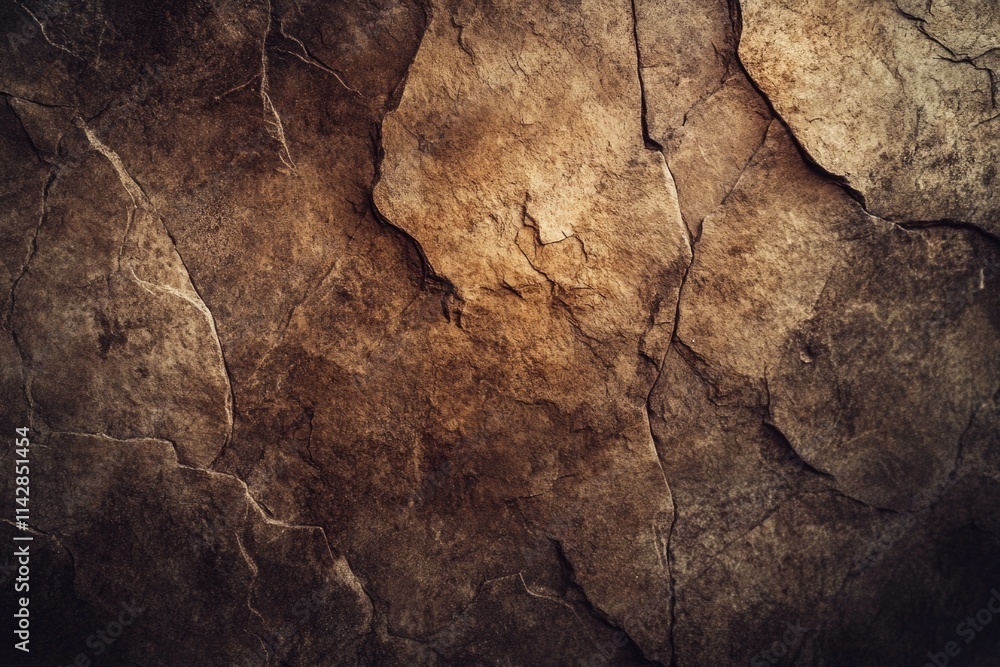 A close-up shot of a stone wall with visible cracks and wear