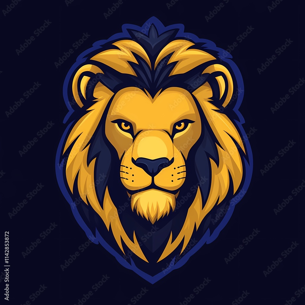 Sleek Lion Emblem - Contemporary Vector Design Sleek Lion Emblem - Contemporary Vector Design