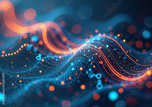 Wallpaper Mural abstract illustrations data streams used russian visual Torontodigital.ca