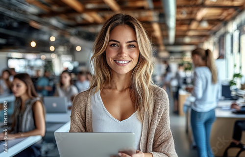 Young business people in office