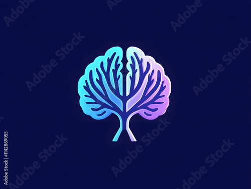 vector illustration of an abstract tree