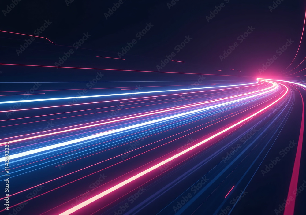 glowing lines sleek curves create futuristic motion speed high tech feel dynamic visual glowing lines sleek curves create futuristic motion speed high tech feel dynamic visual