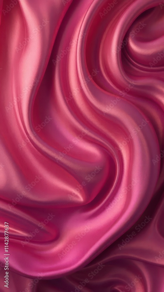 Obraz premium Abstract swirling silk texture, rich deep hues, opulent, fabric