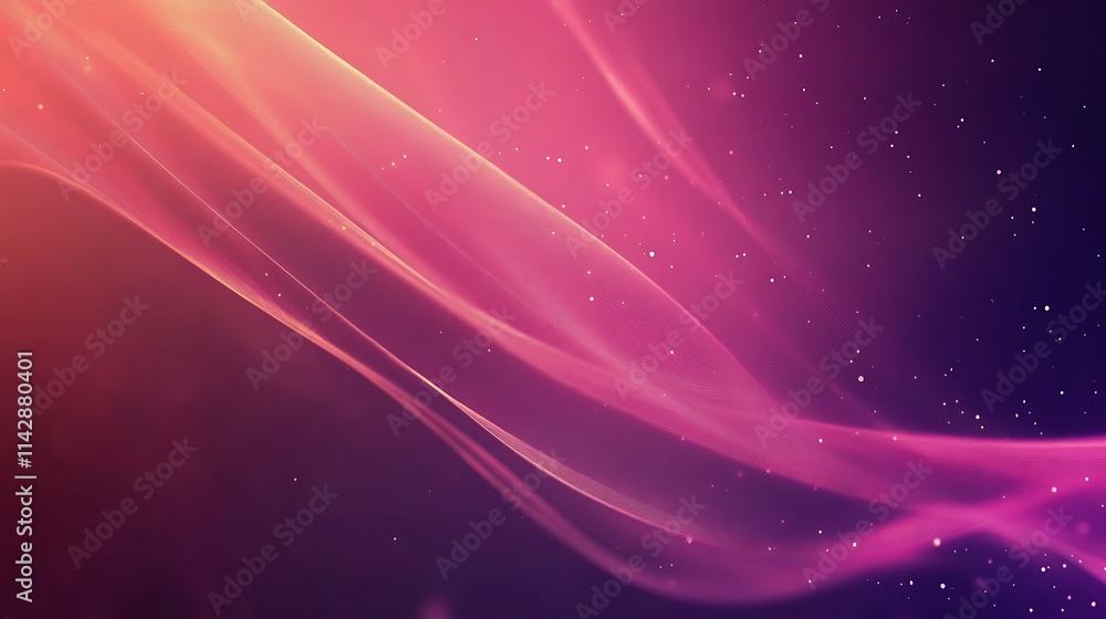 Fototapeta premium Abstract Pink and Purple Wave Background Design