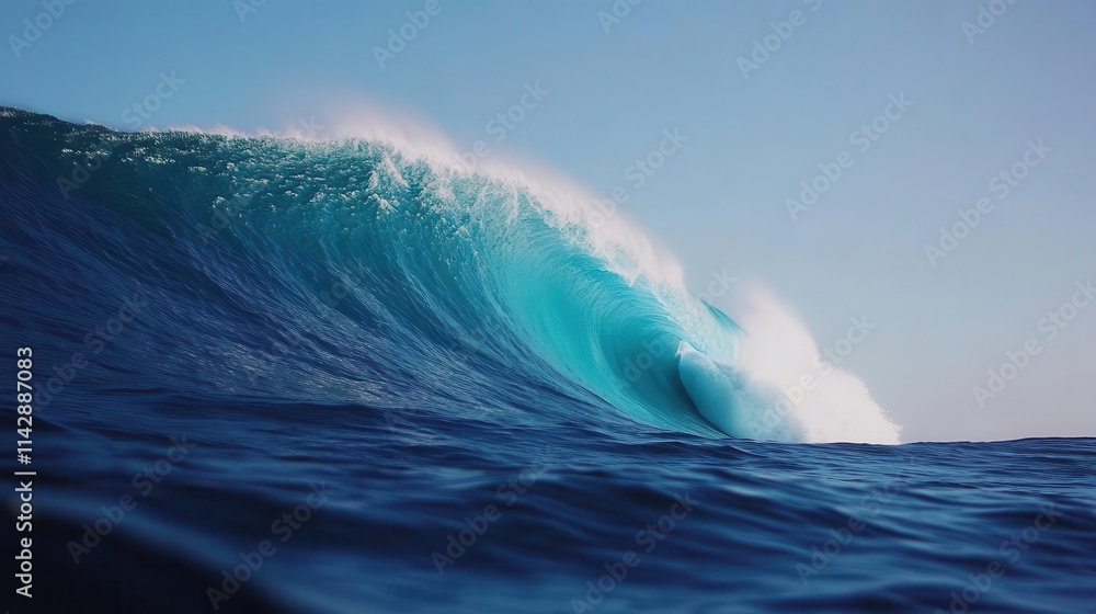 massive blue wave crashing dramatically in the midst of a vibrant ocean, capturing the raw power and beauty of nature, evoking a sense of awe and adventure massive blue wave crashing dramatically in the midst of a vibrant ocean, capturing the raw power and beauty of nature, evoking a sense of awe and adventure