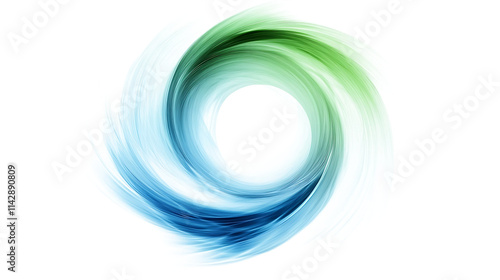 Abstract green background on white or transparent background.