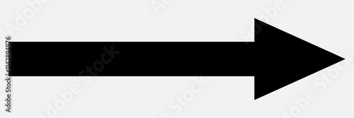 black long  arrow icon, 