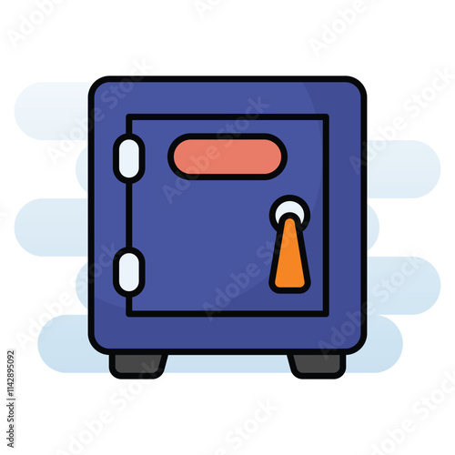 Safe vector icon