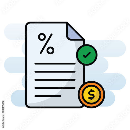 Taxes vector icon