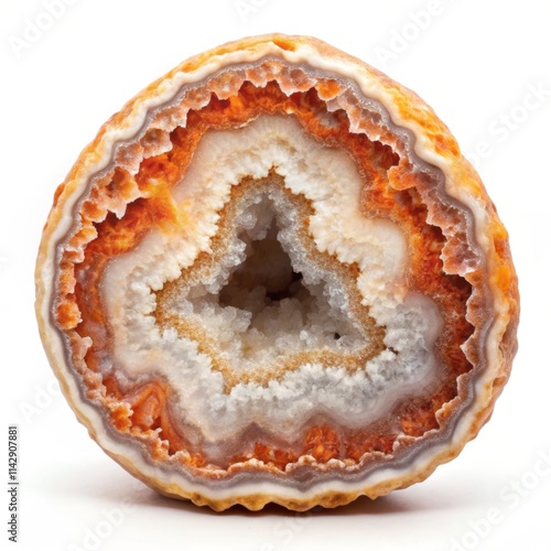 Obraz na płótnie agatized geode photo