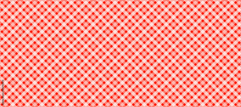 Red and white diagonal fabric texture background Red and white diagonal fabric texture background