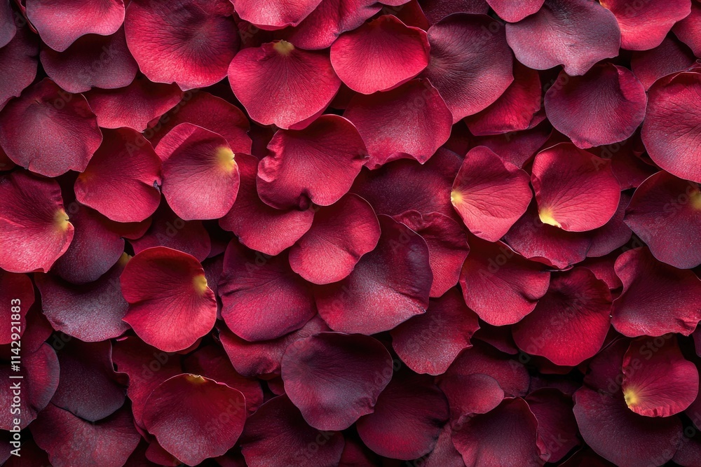 A detailed shot of a cluster of bright red flowers A detailed shot of a cluster of bright red flowers