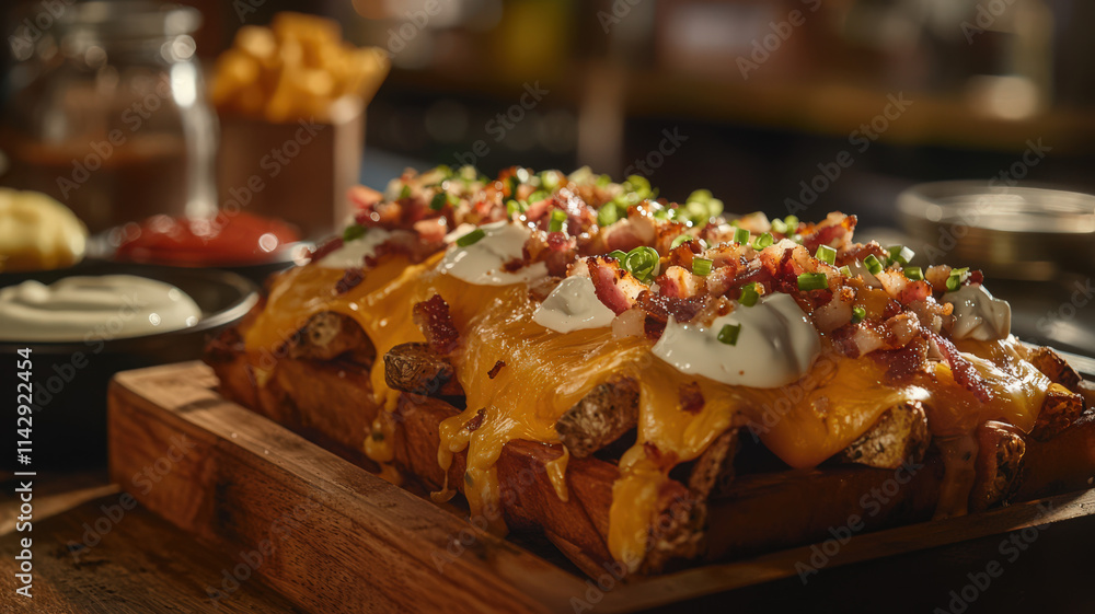 Loaded Fries with Melty Cheese and Bacon Loaded Fries with Melty Cheese and Bacon