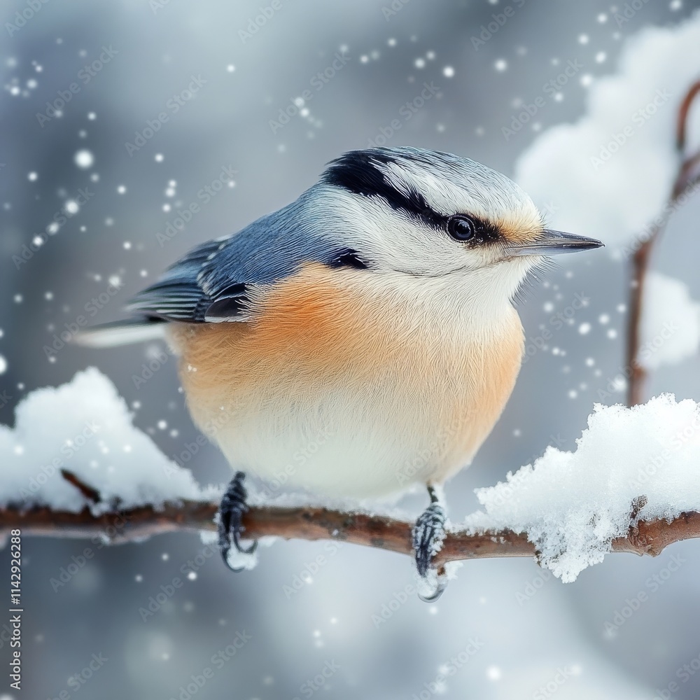 Obraz premium Nuthatch bird.