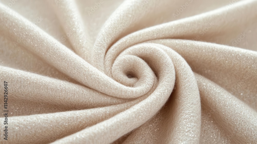 soft pastel beige fabric swirl, shimmering with light, evokes a sense of elegance and luxury, perfect for showcasing products or design elements soft pastel beige fabric swirl, shimmering with light, evokes a sense of elegance and luxury, perfect for showcasing products or design elements