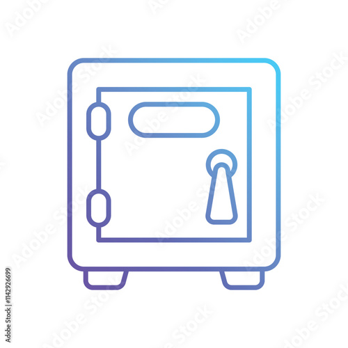 Safe vector icon