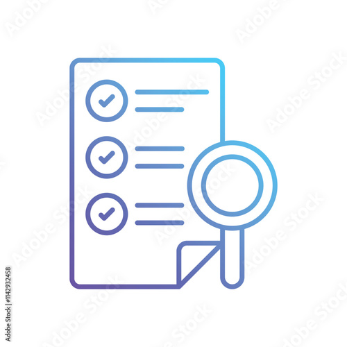 Audit vector icon