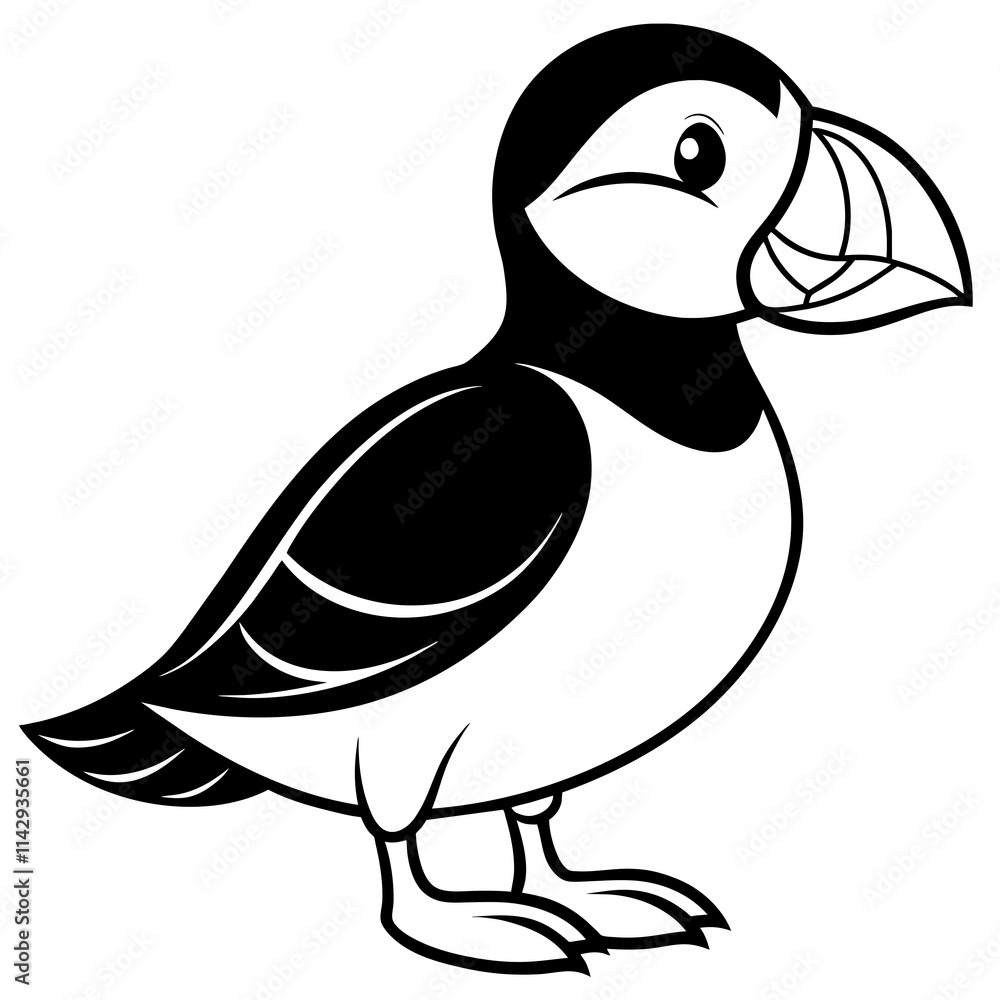 Obraz premium vector illustration of a duck