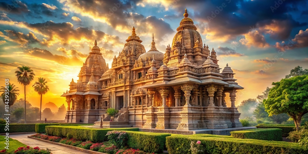 Stunning Indian Temple Architecture: Ancient Wonders, Spiritual Beauty, Sacred Sites, Religious Structures, Pilgrimage Destinations, Hindu Temples, Indian Heritage, Architectural Photography
