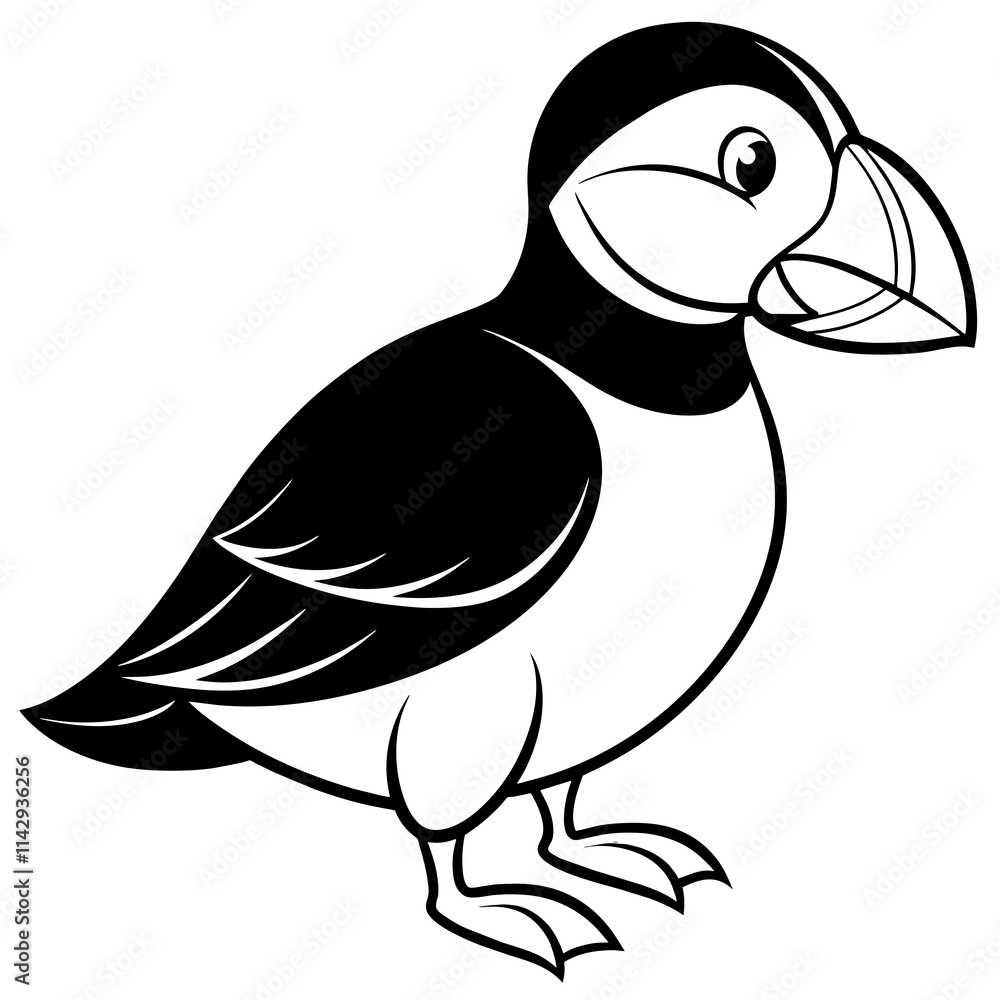Obraz premium vector illustration of a duck