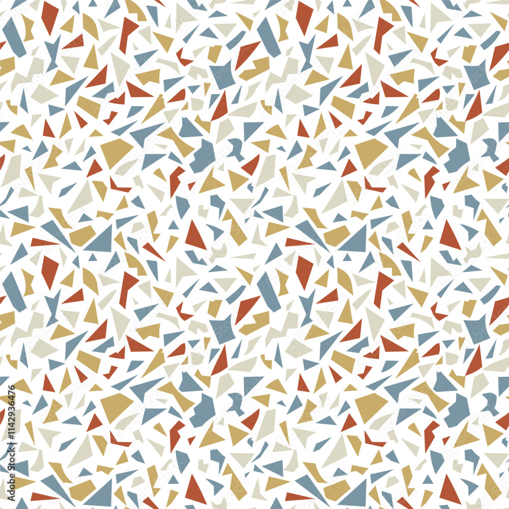 Colorful seamless terrazzo pattern Colorful seamless terrazzo pattern