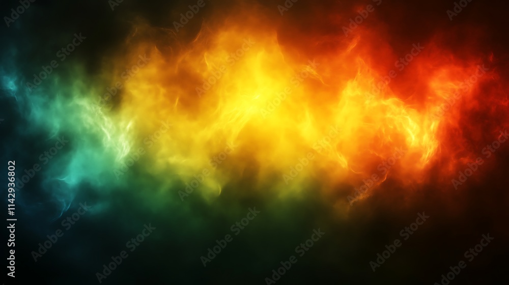 Abstract Colorful Smoke Cloudscape Digital Art Abstract Colorful Smoke Cloudscape Digital Art