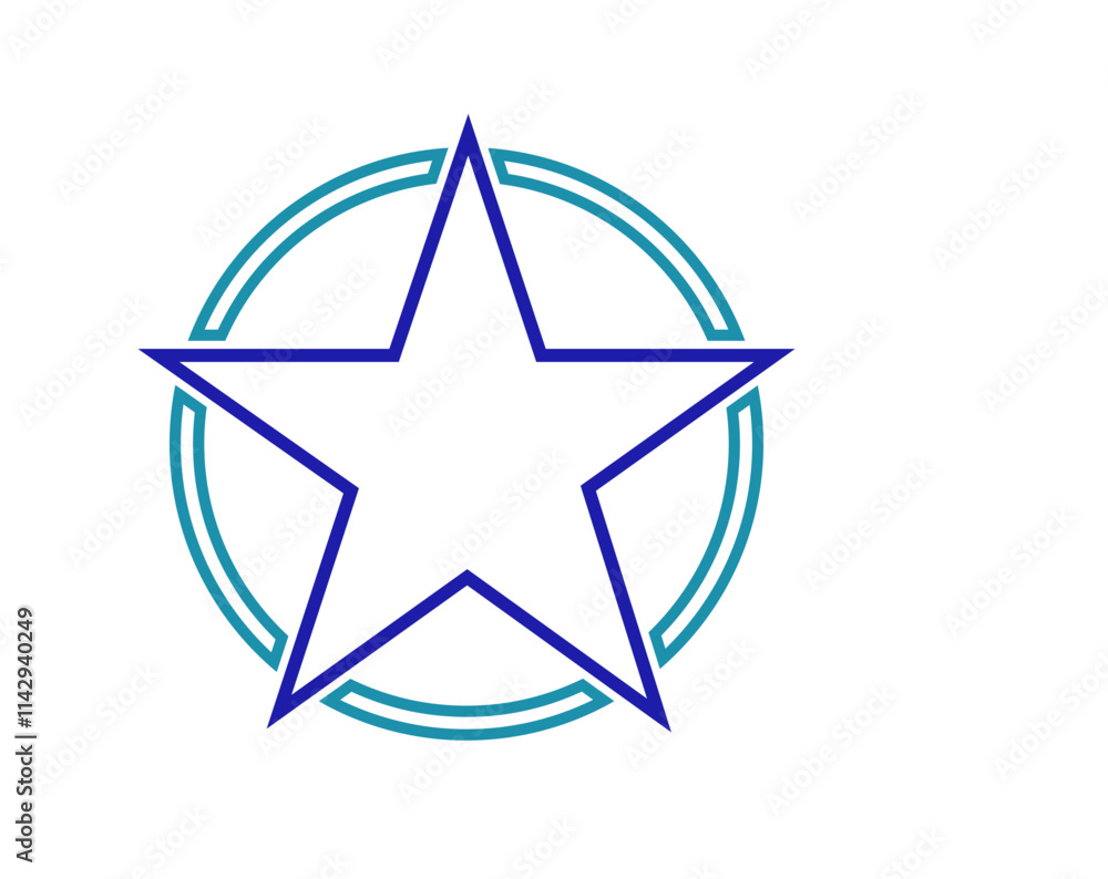 Military Star. Dallas Star. Star icons. Vector symbols star isolated on white background. Design template. Military Star. Dallas Star. Star icons. Vector symbols star isolated on white background. Design template.