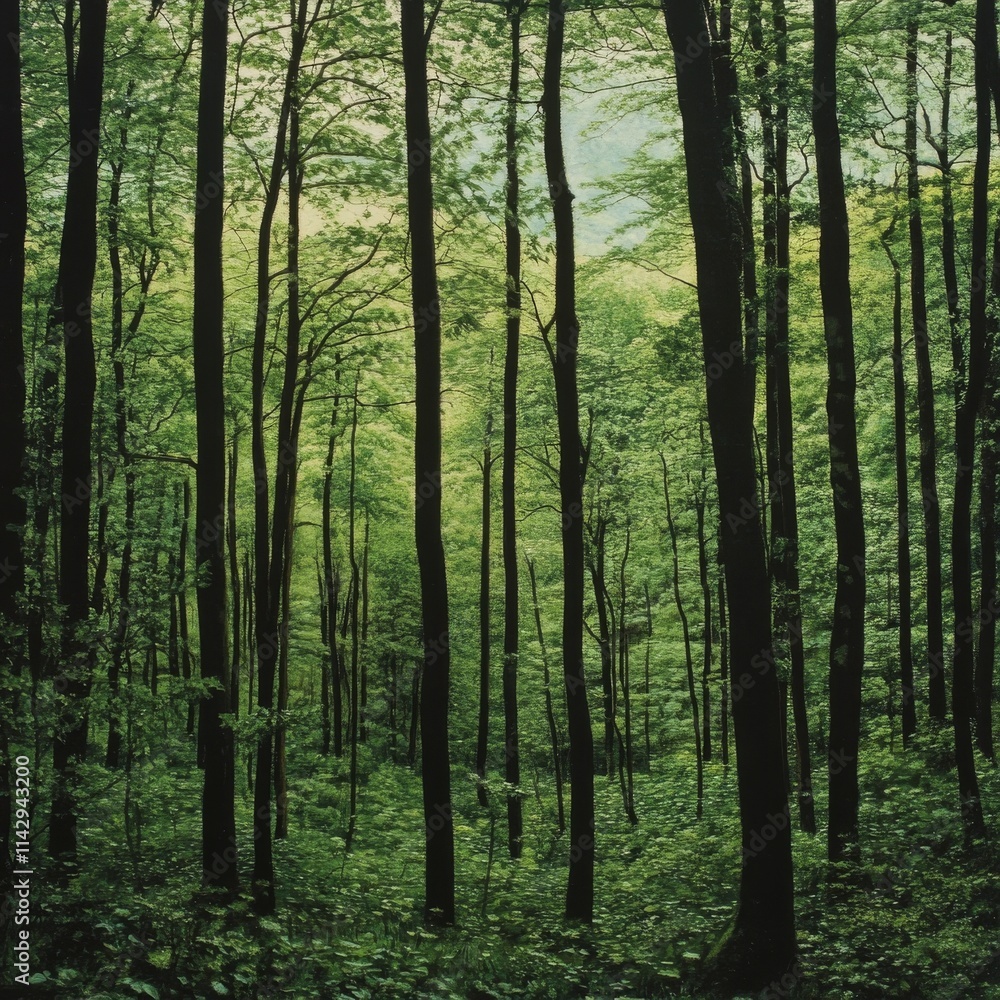 Lush emerald forest Lush emerald forest