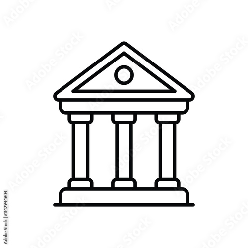 Bank vector icon