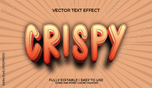 Vector 3D Editable Text Effect