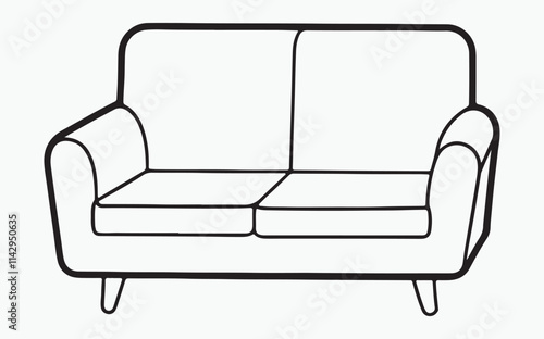 Sofa line icon