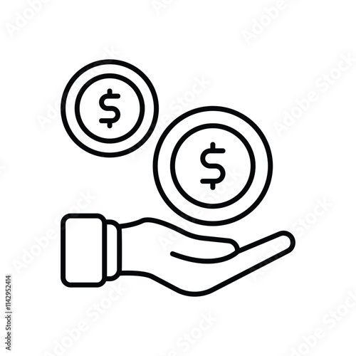 Sponsorship vector icon
