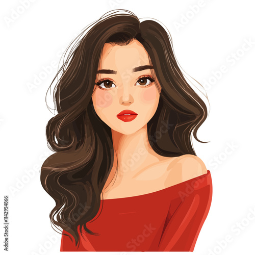 a cute girl , Effortless Style: A Fashion-Forward Girl in the Spotlight