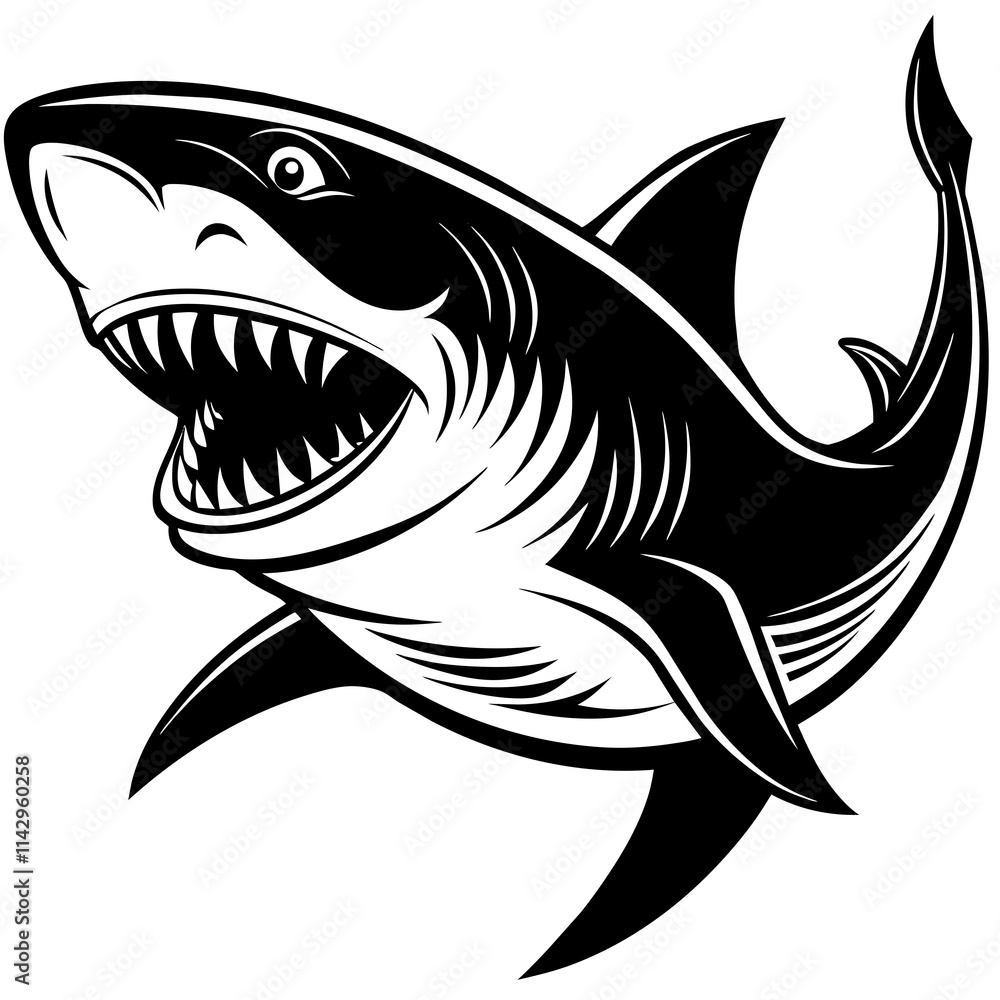 illustration of a shark illustration of a shark