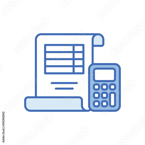 Accounting Assignment vector icon