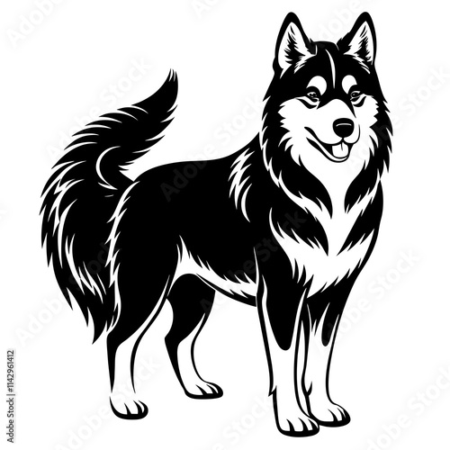 illustration of a wolf