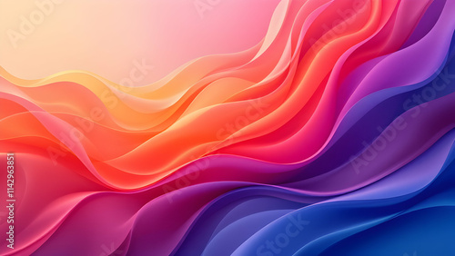 Colorful abstract folds background