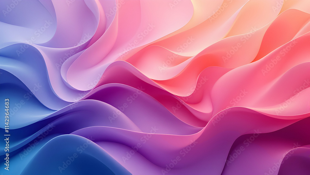 Colorful abstract folds background Colorful abstract folds background