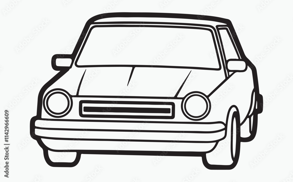 Car line icon Car line icon