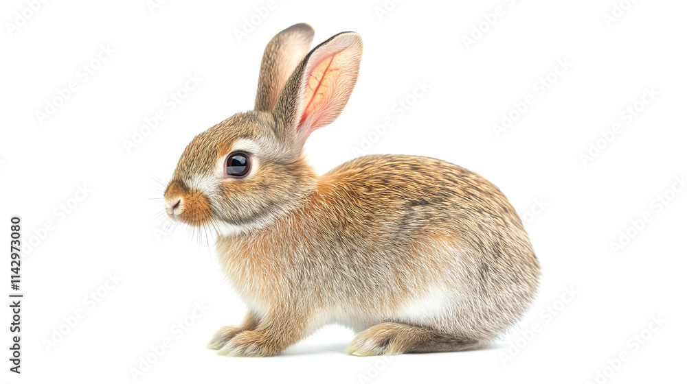 Rabbit outline drawing rodent isolated on a white background Rabbit outline drawing rodent isolated on a white background