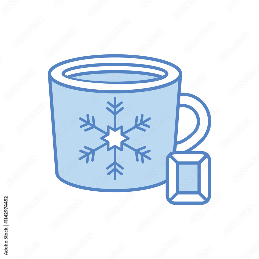 Hot cocoa icon vector Hot cocoa icon vector