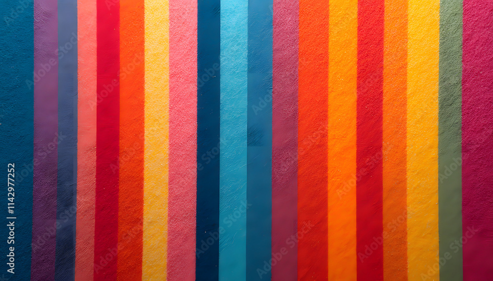 Multicolored stripes that mimic fabric texture, with bright contrasts and patterns Multicolored stripes that mimic fabric texture, with bright contrasts and patterns