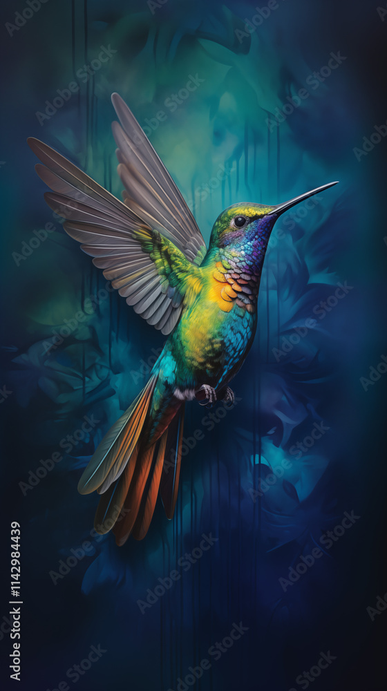 Fototapeta premium hummingbird in flight