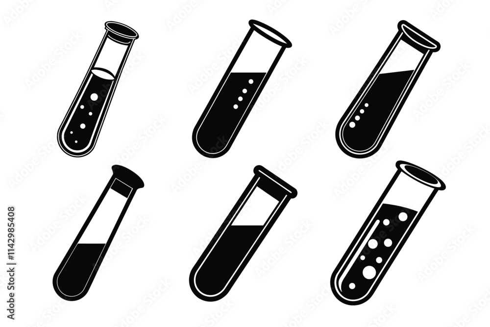 Science Test Tubes Vectors & Illustrations Science Test Tubes Vectors & Illustrations